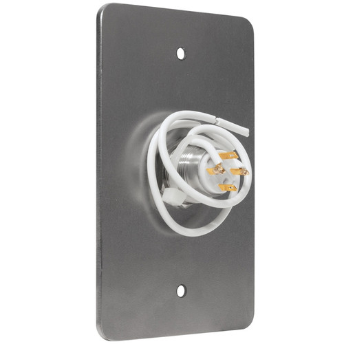 Lowell CSV-M Vandal-Resisant Call Switch with Red Mushroom Button
