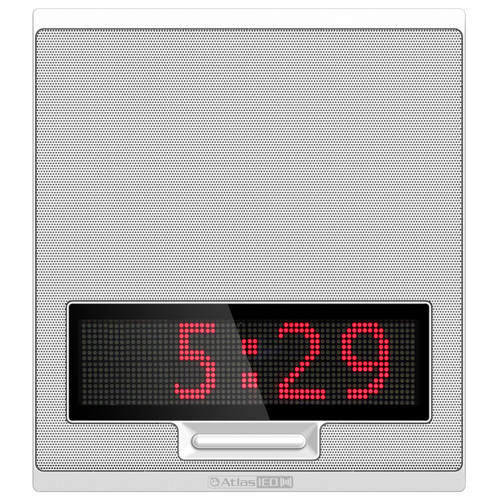 Atlas Sound IP-SDMFLED POE+ Indoor Wall Mount IP Speaker with LED Display, LED Flashers, and Talkback Microphone (Discontinued)