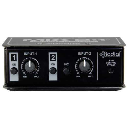 Radial Engineering MIX 2:1 Two-Channel Audio Combiner and Mixer
