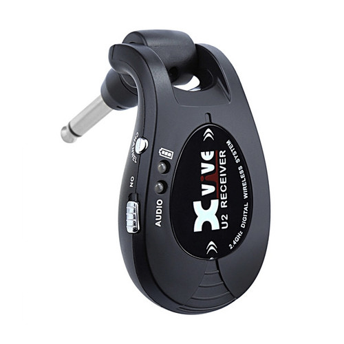 Xvive U2 Rechargeable 2.4 GHz Digital Wireless Guitar System - Black