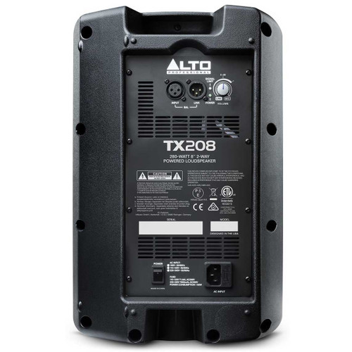 Alto TX208 300W 8" 2-Way Active Loudspeaker (Discontinued)