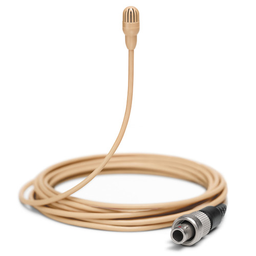 Shure TL47 TwinPlex Omnidirectional Subminiature Lavalier Microphone with LEMO Connector - Tan