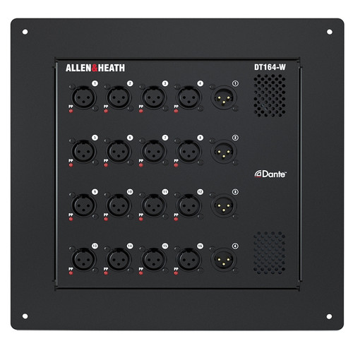 Allen & Heath DT164-W Dante I/O Expander with 16 XLR Input / 4 XLR Output