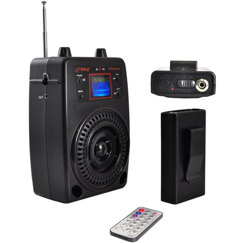 Pyle Audio PWMA83UFM Portable PA Speaker Kit with Lavalier and Headset Microphone (Discontinued)