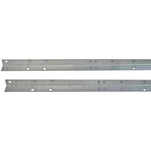 Lowell SS24 23.75" Galvanized Steel Channel Rails - Pair