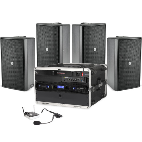 JBL Pro Gym Sound System with JBL 4 Speakers, Fitness Headset Mic and Bluetooth Wireless Connectivity
