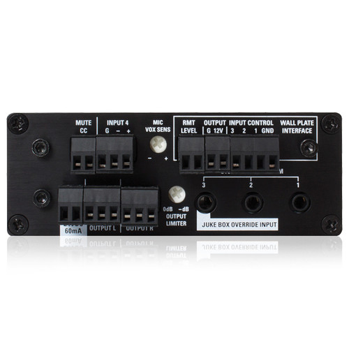 AtlasIED TSD-MIX42RT Mic/Line Mixer with Priority Sense and Remote Control