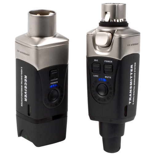 Plug-On Wireless Microphone Package with Pure Resonance Audio UC1S Vocal Mic and U3 Digital Wireless System
