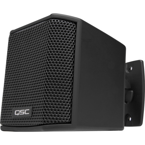 QSC AcousticDesign Series AD-S.SAT Surface Mount Satellite Speaker System with Subwoofer - Black
