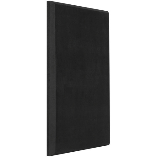 Auralex SonoSuede Panels 2" x 24" x 48" Fabric Wrapped Acoustical Absorption Panel, Beveled Edge - Black