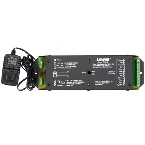 Lowell SEQ-8 Low Voltage Remote Power Sequencer (8-Step)