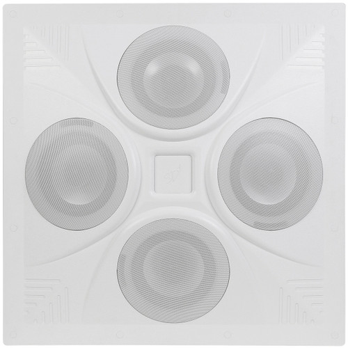 Church Fellowship Hall Sound System with 6 Ceiling Speaker Arrays and Bluetooth Mixer Amplifier