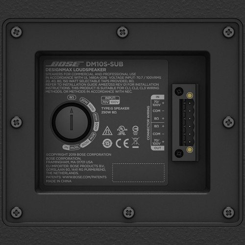 Bose Professional DesignMax DM10S-SUB 10" Surface Mount Subwoofer 300W - Black (Discontinued - Limited Stock)