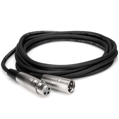 Hosa XLR-110 XLR3F to XLR3M Balanced Interconnect Cable - 10ft