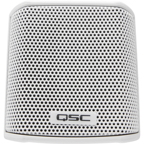 QSC AcousticDesign Series AD-S.SAT Surface Mount Satellite Speaker System with Subwoofer - White