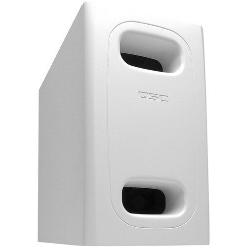 QSC AcousticDesign Series AD-S.SAT Surface Mount Satellite Speaker System with Subwoofer - White