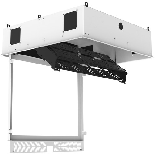 AtlasIED CR222P-NR 2' x 2' Ceiling-Mount 2U Standard-Width Equipment Rack with AC Power Pack and Pole Adapter