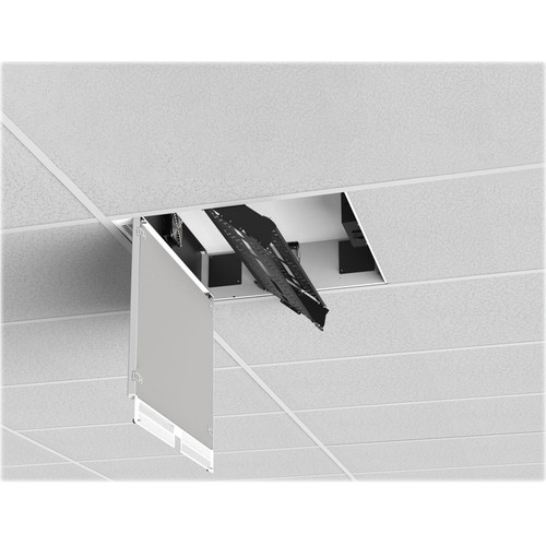 AtlasIED CR222-NR 2' x 2' Ceiling-Mount 2U Standard-Width Equipment Rack with AC Power Pack