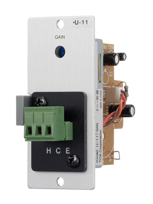 TOA U-11S Unbalanced Line Input with Mute-Receive