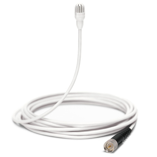 Shure TL47 TwinPlex Omnidirectional Subminiature Lavalier Microphone with MicroDot Connector and Accessories - White