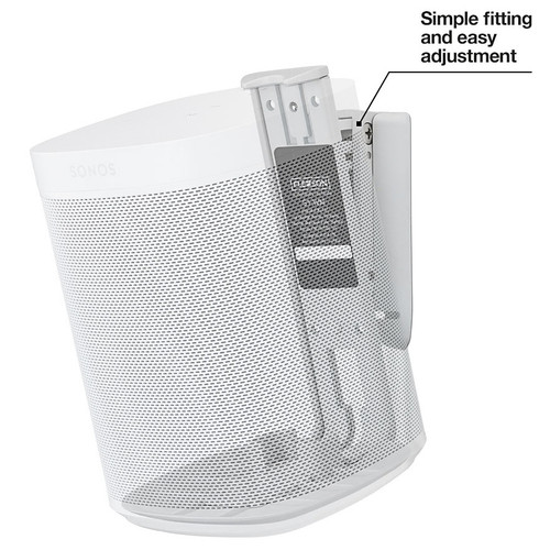 Flexson S1-WMX2 Wall Mounts for Sonos One or Play:1 - White Pair (Discontinued)