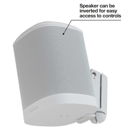Flexson S1-WMX2 Wall Mounts for Sonos One or Play:1 - White Pair (Discontinued)