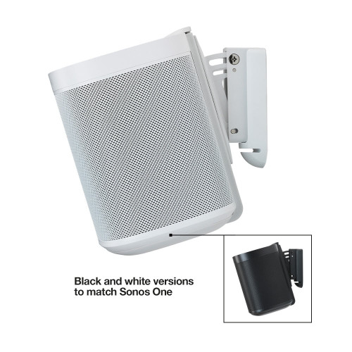 Flexson S1-WMX2 Wall Mounts for Sonos One or Play:1 - White Pair (Discontinued)
