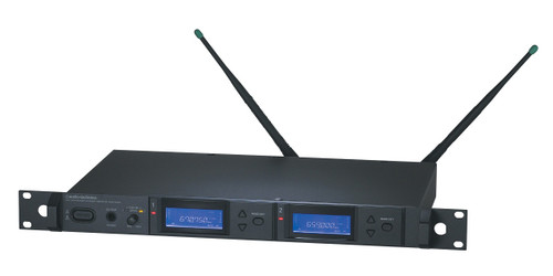 Audio-Technica AEW-5233a Dual Wireless Microphone System with Two Cardioid Condenser Microphones (Discontinued)