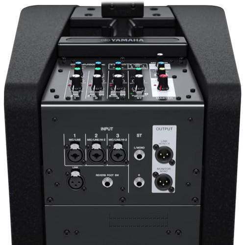 Portable Fitness Sound System with Yamaha STAGEPAS 1K Portable Bluetooth PA System with Shure Wireless Sweatproof Headworn Microphone