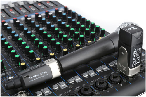 Xvive U3 2.4 GHz Digital Wireless Microphone System Plug-On Dongle for Handheld Mics High Resolution 24-bit/48kbps Audio