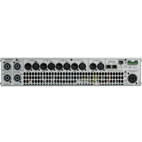 EAW UXA4810 UXA Series 1250W x 8-Channel Greybox-Enabled Amplifier (Discontinued)