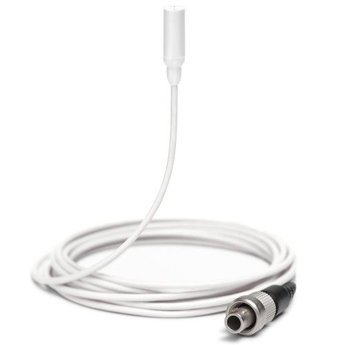 Shure TL48 TwinPlex Omnidirectional Subminiature Lavalier Microphone with LEMO Connector and Accessories - White