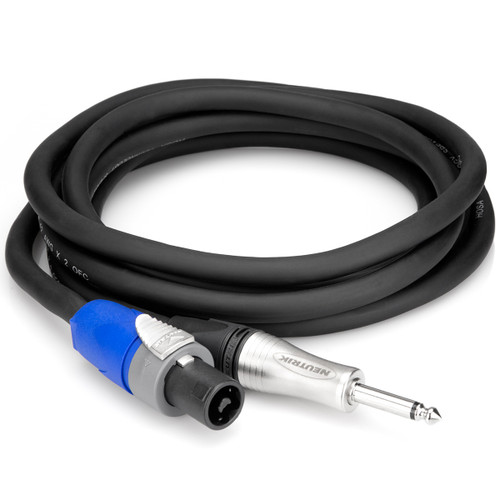 Hosa SKT-230Q Neutrik Speakon to 1/4" TS Edge Speaker Cable - 30ft