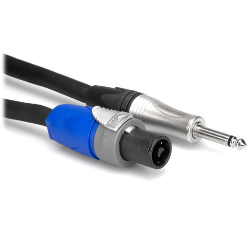 Hosa SKT-275Q Neutrik Speakon to 1/4" TS Edge Speaker Cable - 75ft