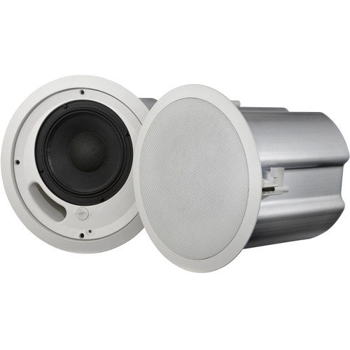 Multi-Zone 70V Distributed Sound System for Restaurants with 16 Speakers, Paging and Bluetooth Media Player (Up to 4 Zones)