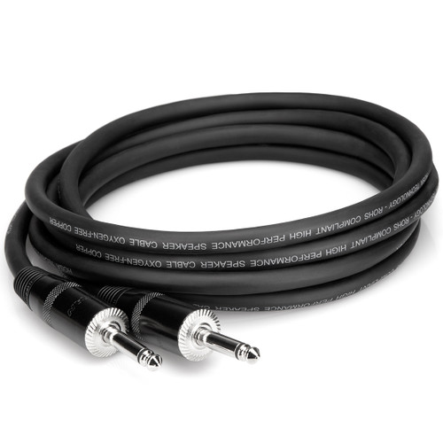 Hosa SKJ-405 REAN 1/4" TS to REAN 1/4" Pro Speaker Cable - 5ft 