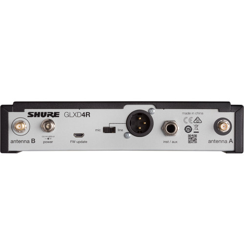 Shure GLXD24R/SM58 Rackmount Digital Wireless Handheld Microphone System (Discontinued)