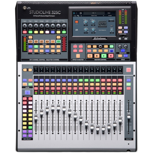 Presonus StudioLive 32SC Series III 32-Channel Digital Mixing Console with Multitrack Recording and USB Audio Interface