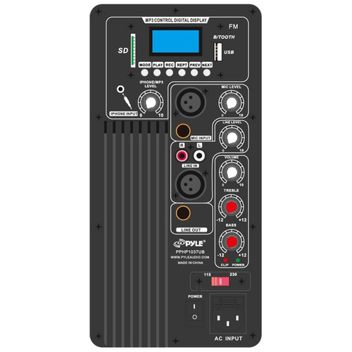 Pyle Pro PPHP1037UB 10" 700W Powered 2-Way Bluetooth Loudspeaker PA Cabinet System