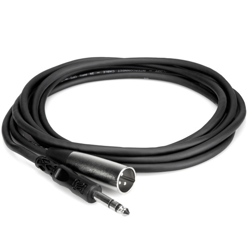 Hosa STX-105M 1/4" TRS to XLR3M Balanced Interconnect Cable - 5ft