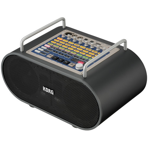 Korg STAGEMAN 80 Portable Rhythm Machine and PA System (Discontinued)