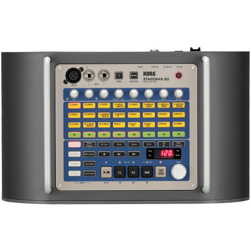 Korg STAGEMAN 80 Portable Rhythm Machine and PA System (Discontinued)