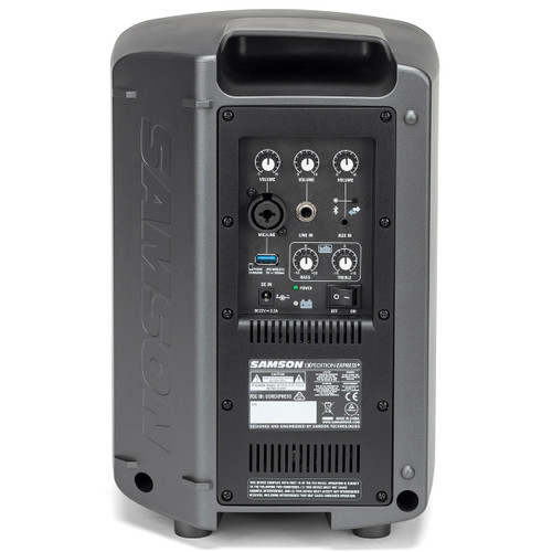 Samson Expedition Express+ Rechargeable Speaker System with Bluetooth and Wired Microphone