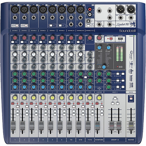 Soundcraft Signature 12 Analog Mixer with Effects (Discontinued)
