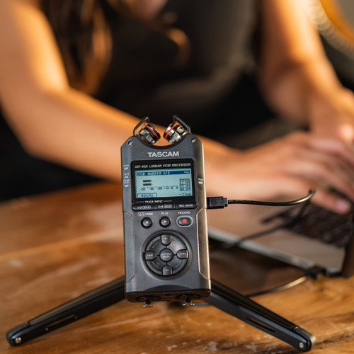 Tascam DR-40X Four Track Digital Audio Recorder and USB Audio Interface