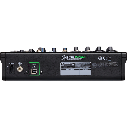Mackie ProFX10v3 10-Channel Professional Effects Mixer with USB