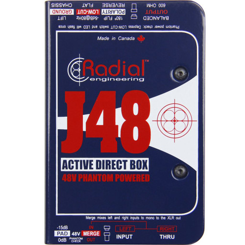 Radial Engineering J48 Phantom Powered Active Direct Box