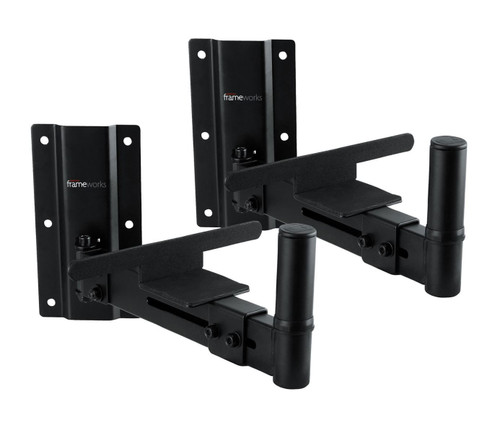 Gym Sound System with 2 Wall Mount Yamaha 12" Loudspeakers, 12-Channel Portable Mixer, Bluetooth and Wireless Microphone