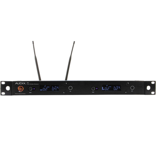 Audix AP62 C210 Wireless Microphone System with R62 True Diversity Receiver, H60/OM2 Handheld Transmitter, and ADX10 Lavalier Microphone