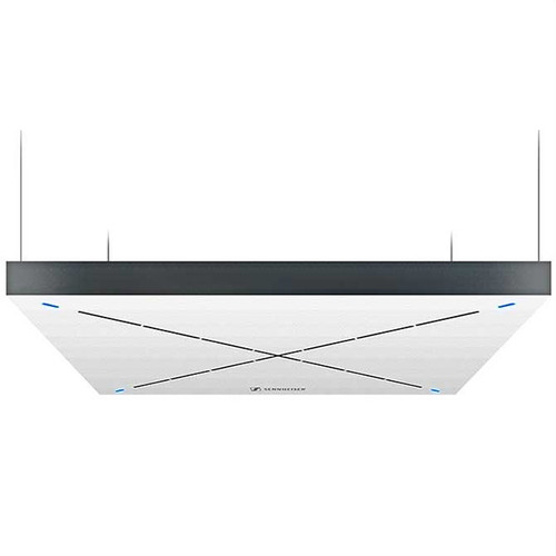 Hanging Sennheiser TeamConnect Ceiling 2 Beamforming Microphone